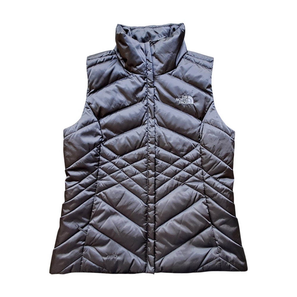 The North Face Aconcagua 550 Down Puffer Vest Black Womens Small